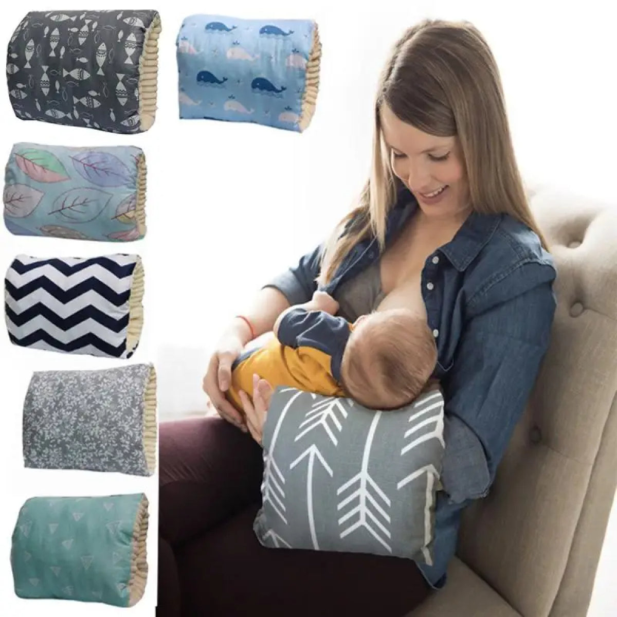Adjustable Baby Nursing Arm Pillow for Relaxed Feeding