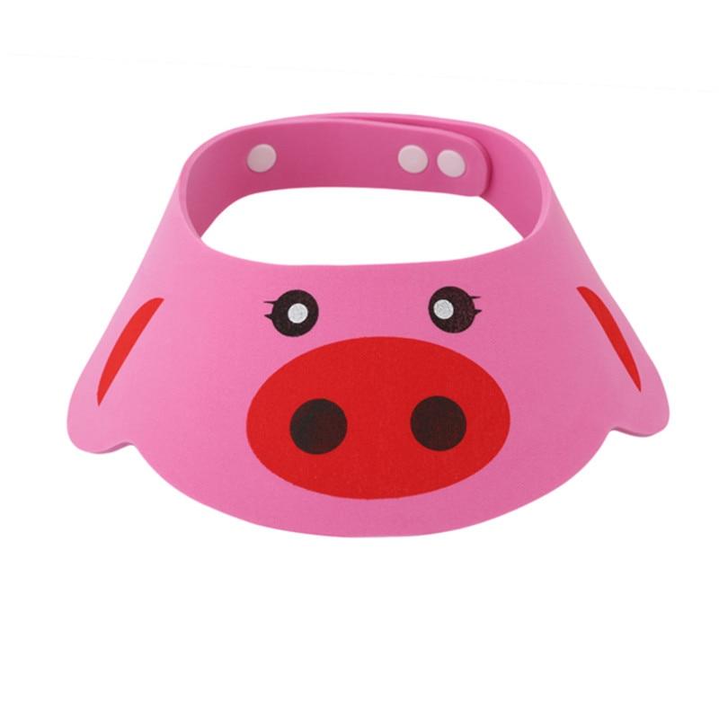 Adjustable Baby Shower Hat for Calmer Hair Washes
