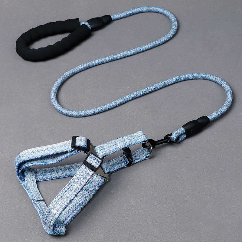 Adjustable Dog Harness and Leash Set for Easy Walks