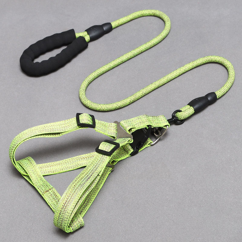 Adjustable Dog Harness and Leash Set for Easy Walks