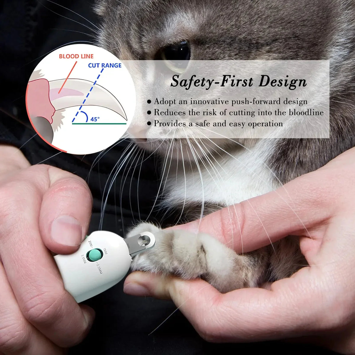 Adjustable Cat Nail Clipper for Safer, Cleaner Grooming