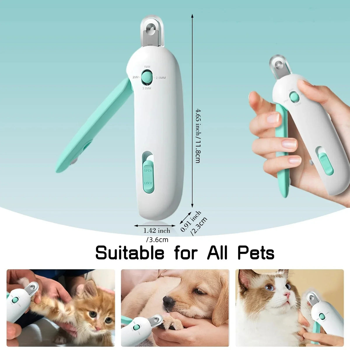 Adjustable Cat Nail Clipper for Safer, Cleaner Grooming