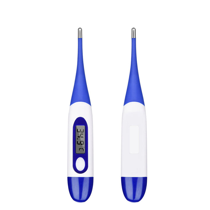 Digital Thermometer With Flexible Tip for Family Use