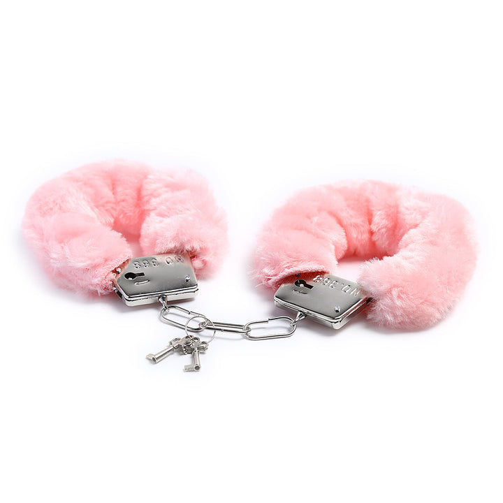Plush Handcuffs for Couples’ Consensual Bondage Play