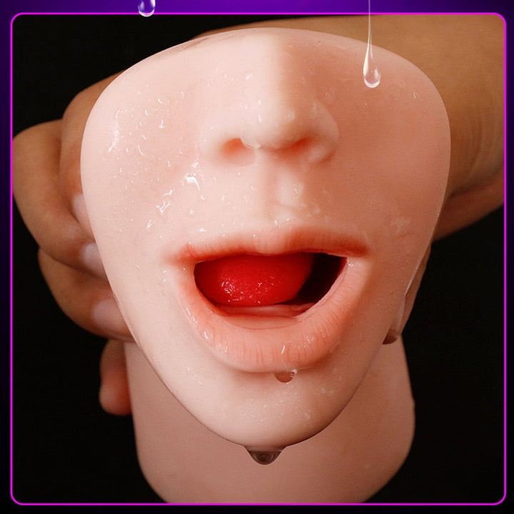 Realistic Pocket Masturbator with Deep Throat Texture
