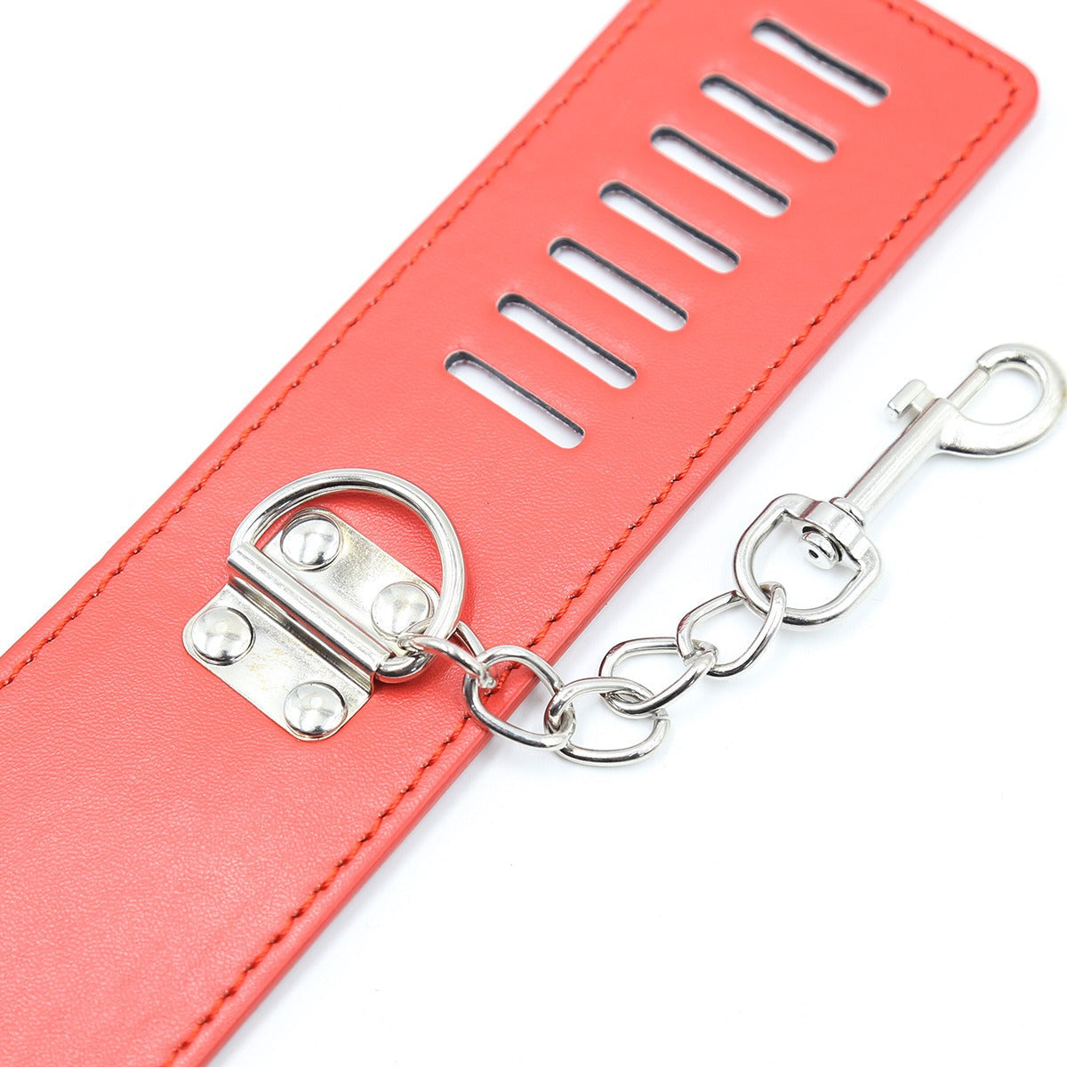 Leather Handcuffs for Adjustable Couple Play Together