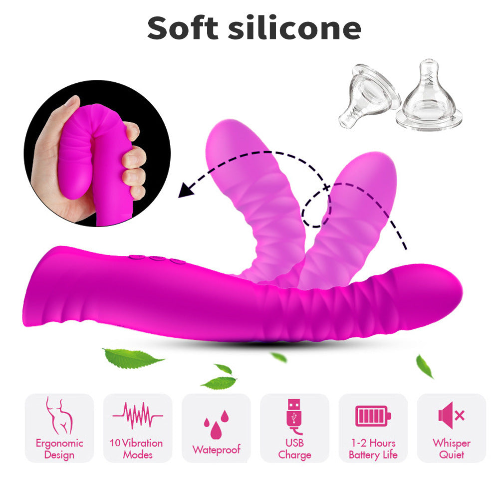 Rechargeable Finger Vibrator with 10 Custom Vibration Modes