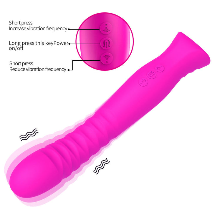 Rechargeable Finger Vibrator with 10 Custom Vibration Modes