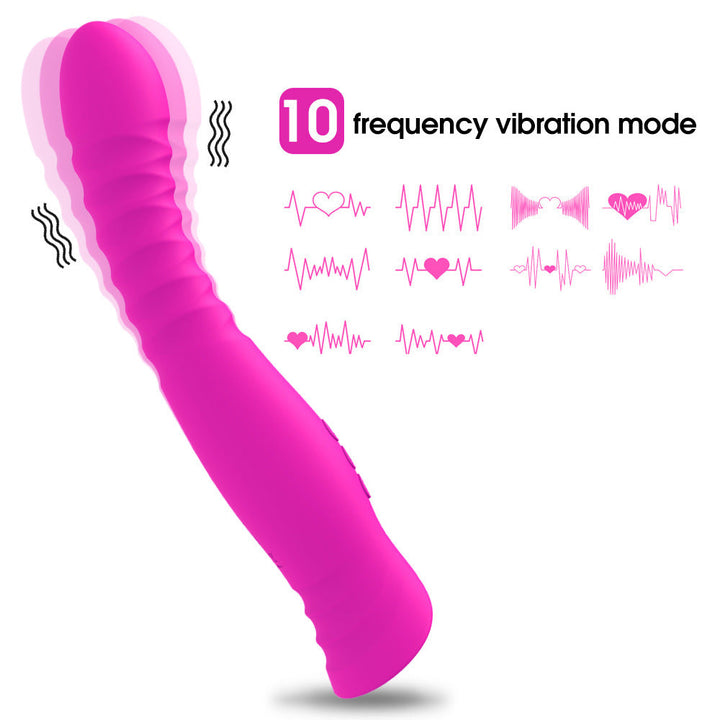 Rechargeable Finger Vibrator with 10 Custom Vibration Modes
