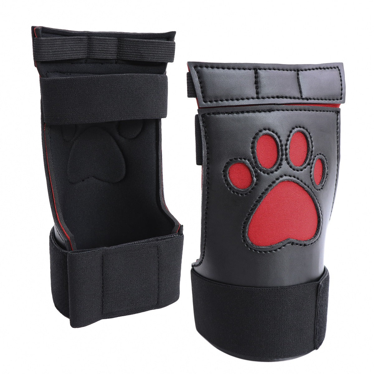 Paw-Print Wrist Cuffs for Playful Roleplay Styling