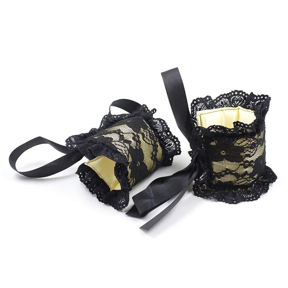 Lace Blindfold and Handcuffs Costume Set for Role Play