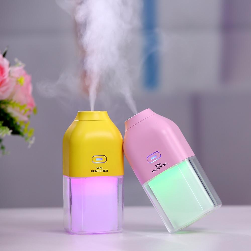 Portable Rechargeable Humidifier with LED Mood Light