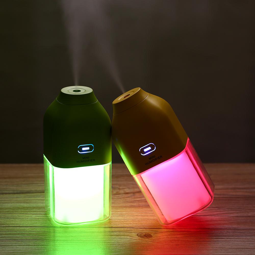 Portable Rechargeable Humidifier with LED Mood Light