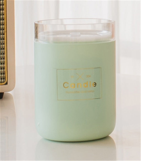 Candle-Style Ultrasonic Humidifier with Warm Ambient Glow