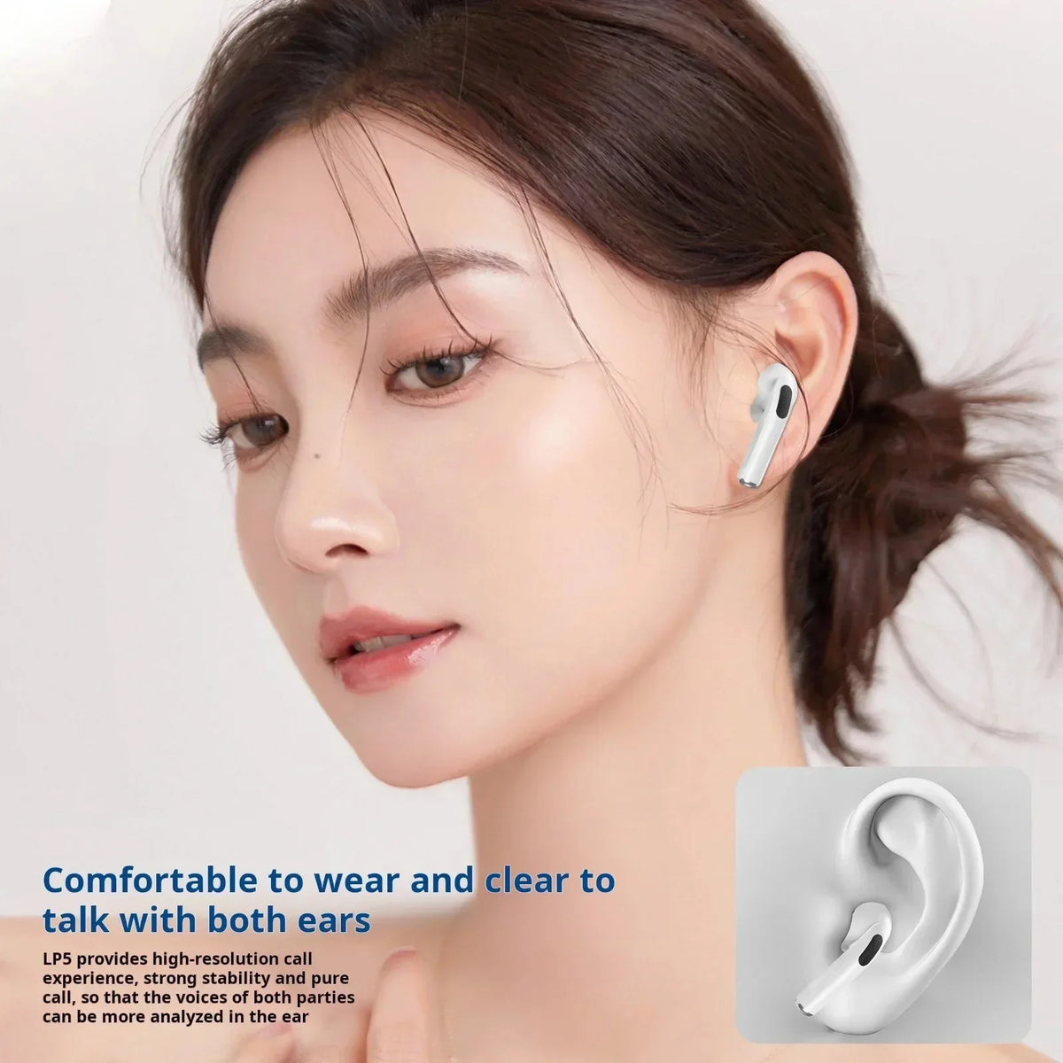 Bluetooth 5.3 Wireless Earbuds with Braided Lanyard
