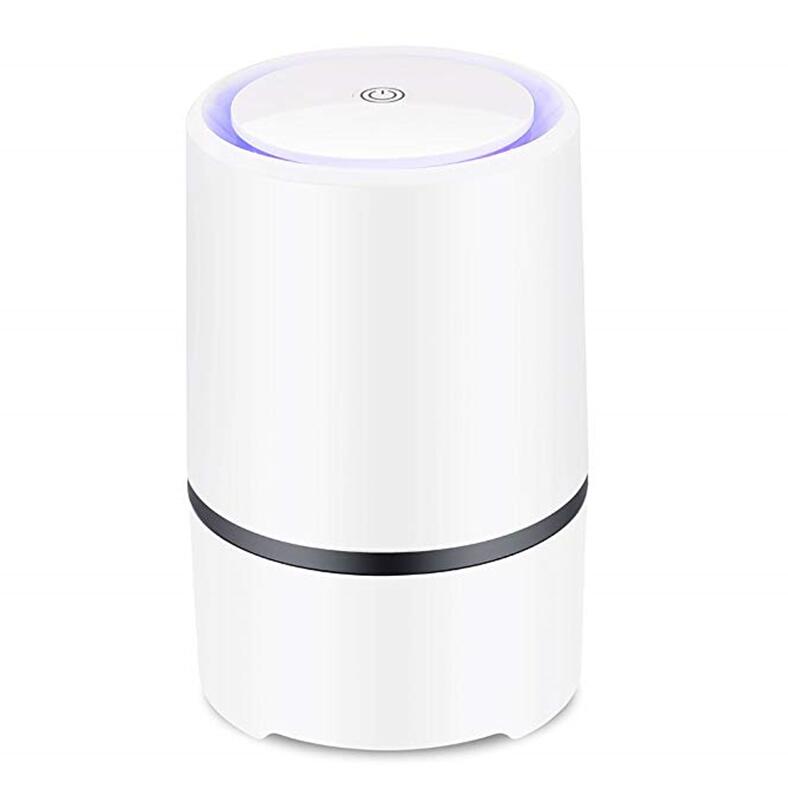 Desktop Air Purifier with HEPA Filter and Night Light