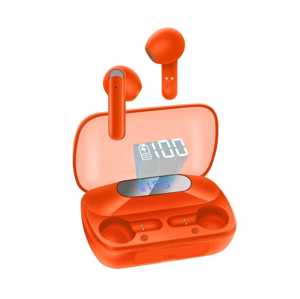 Power Bank TWS Earbuds With LED Battery Charging Case