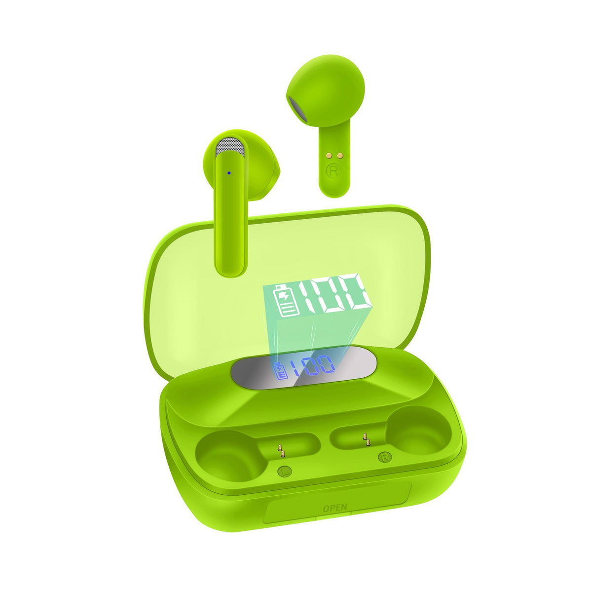 Power Bank TWS Earbuds With LED Battery Charging Case