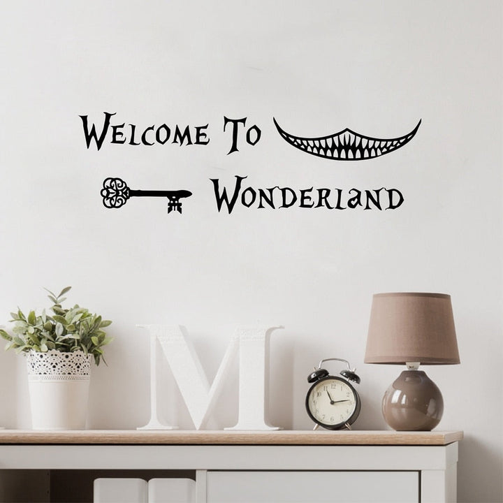 Alice in Wonderland Wall Decal Decor for Kids' Rooms