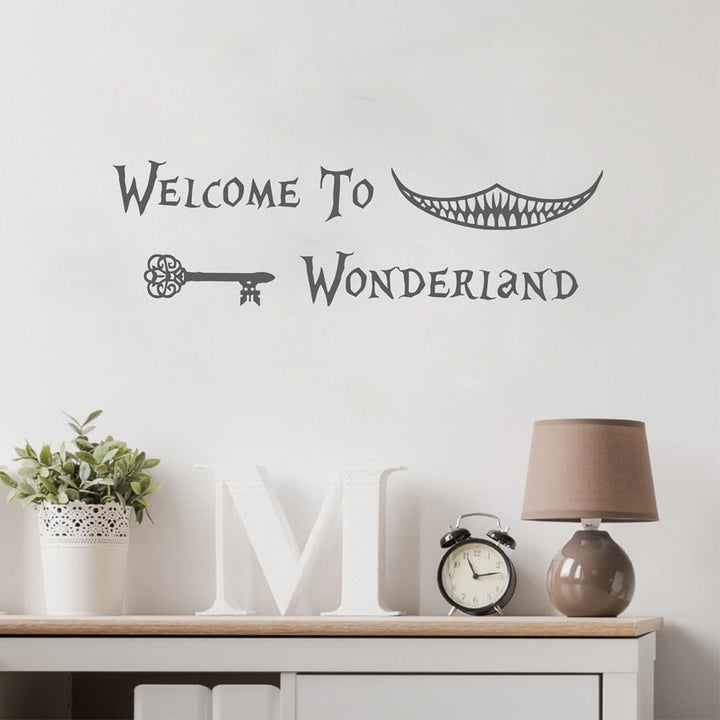Alice in Wonderland Wall Decal Decor for Kids' Rooms