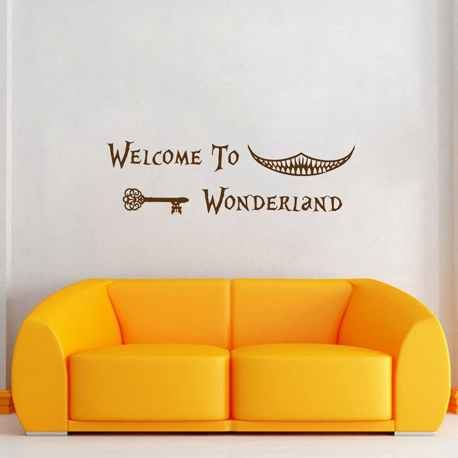 Alice in Wonderland Wall Decal Decor for Kids' Rooms