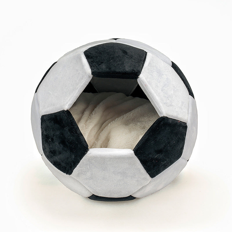 Football Pet Bed for Cozy Cat and Small Dog Lounging