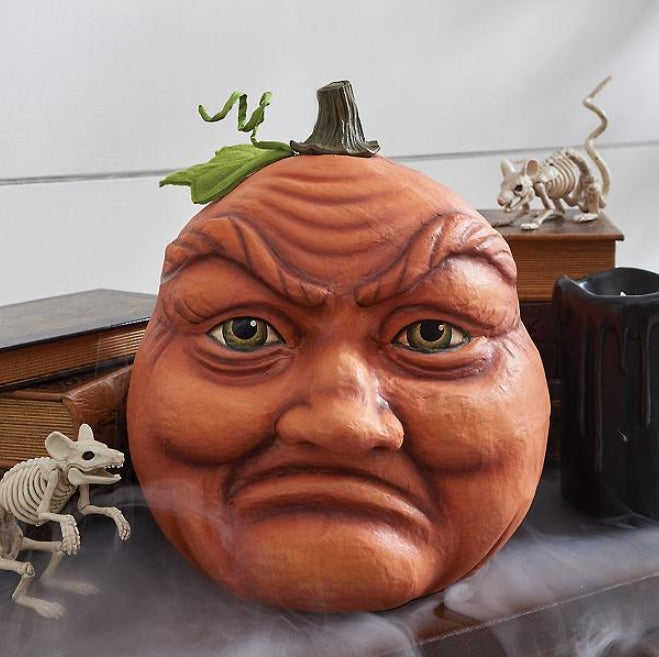Halloween Pumpkin Head Decoration for Spooky Yards