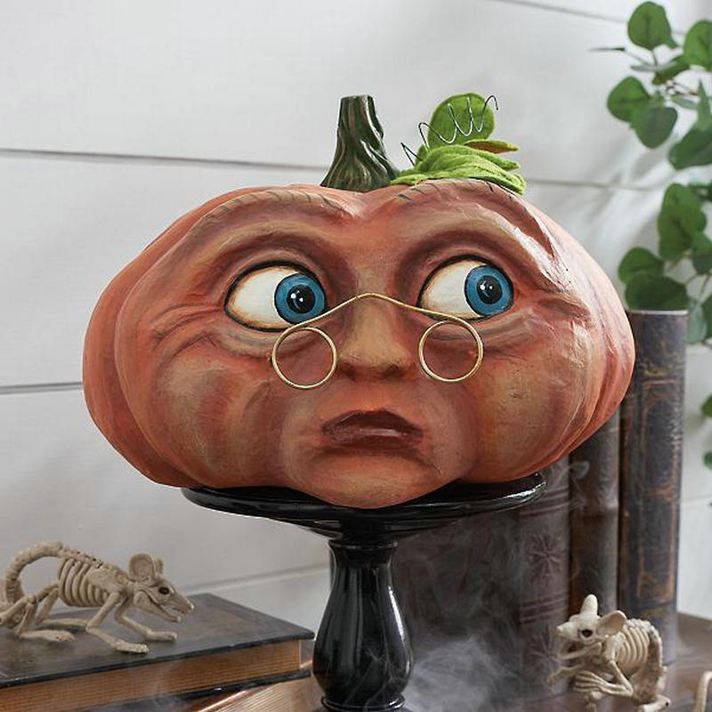 Halloween Pumpkin Head Decoration for Spooky Yards