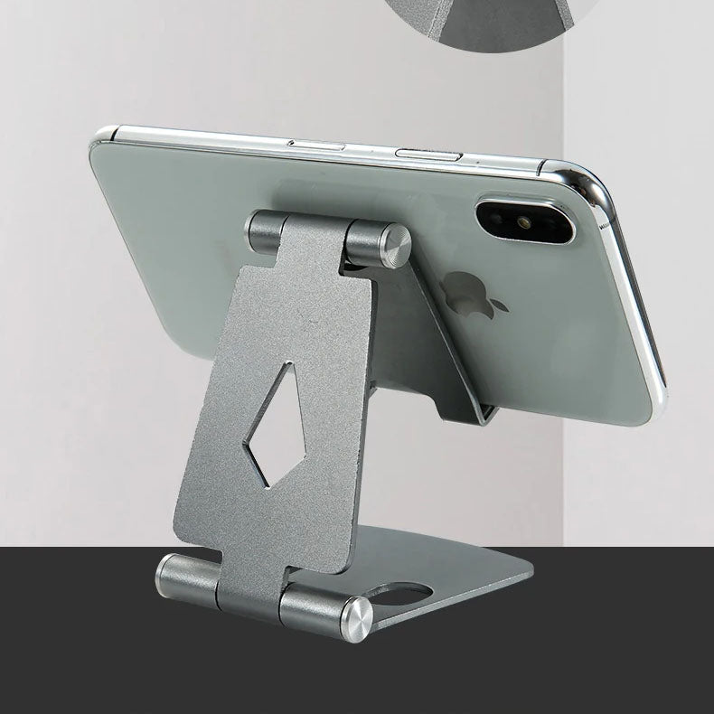 Foldable Aluminum Phone Stand for Desk, 270° Adjustable