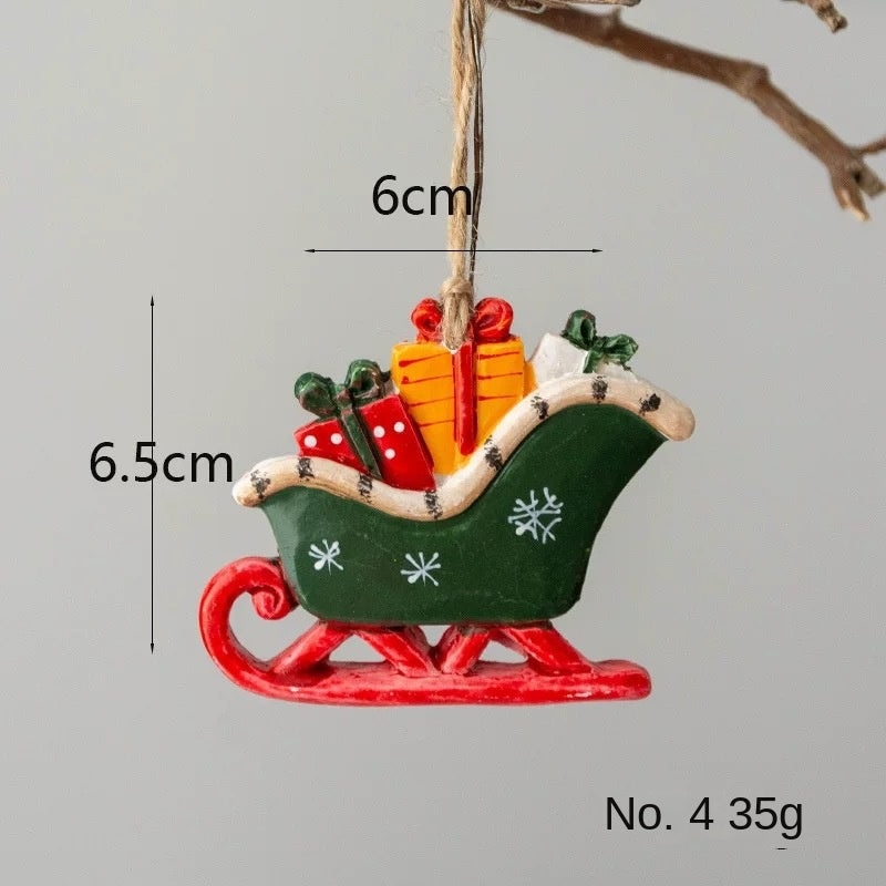 Retro Christmas Ornament Set for Nostalgic Tree Decor