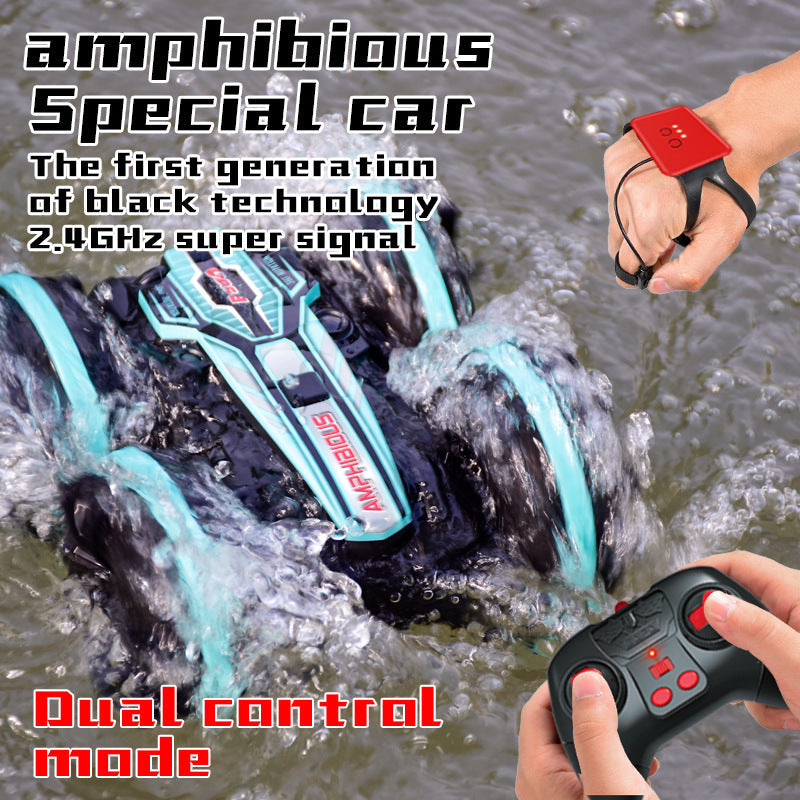 Amphibious Stunt RC Car for Off-Road Water Adventures