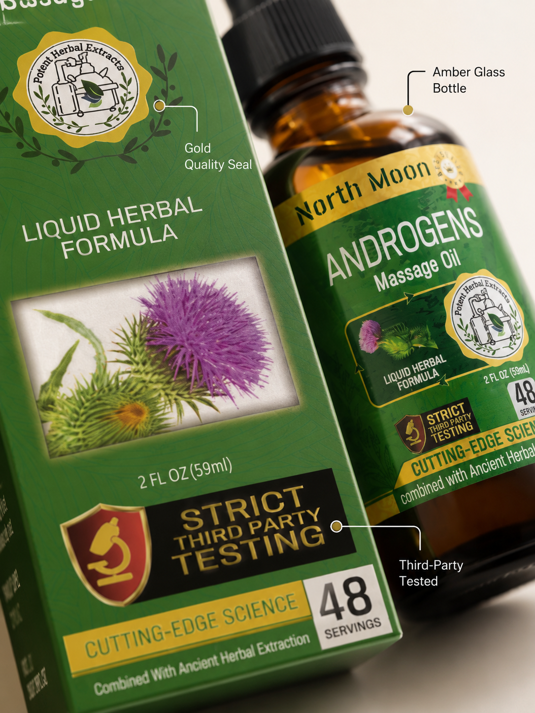 Androgens Vitality Massage Oil — Restore Strength & Stamina
