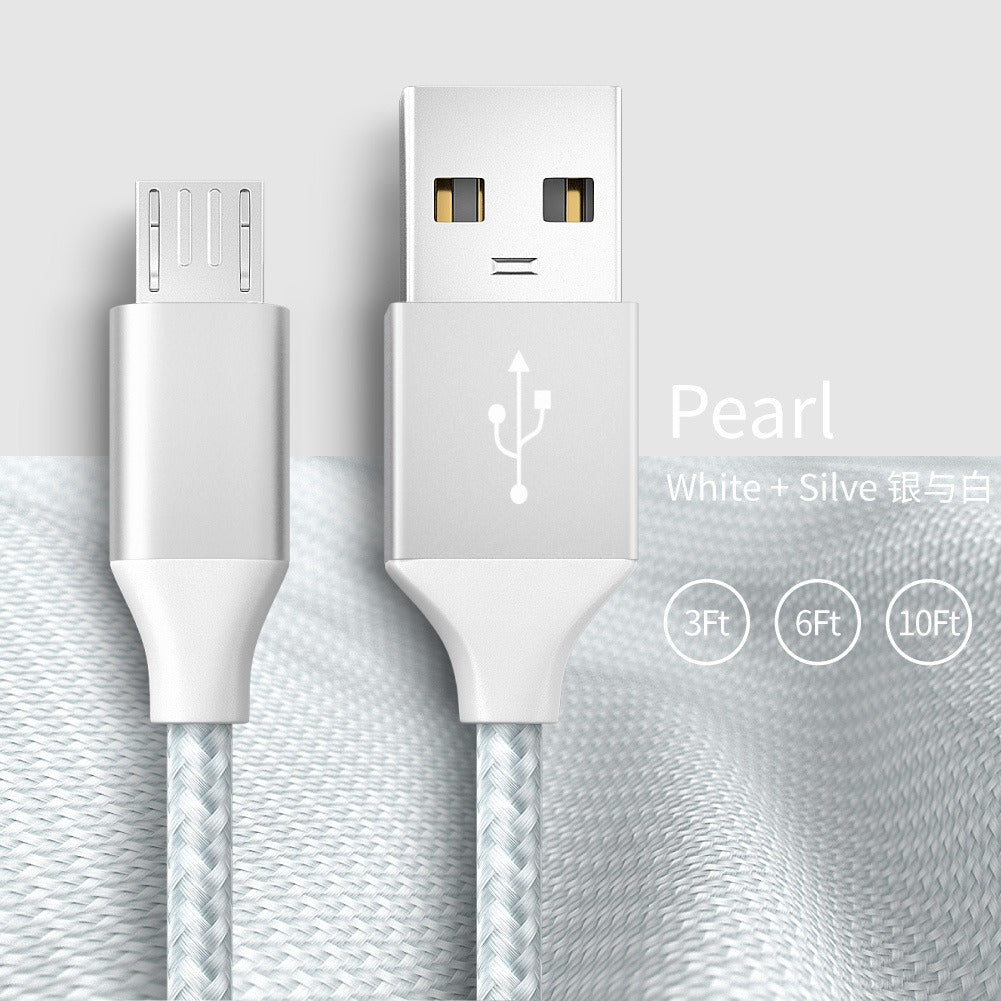 Braided Micro-USB Charging Cable for Android Phones