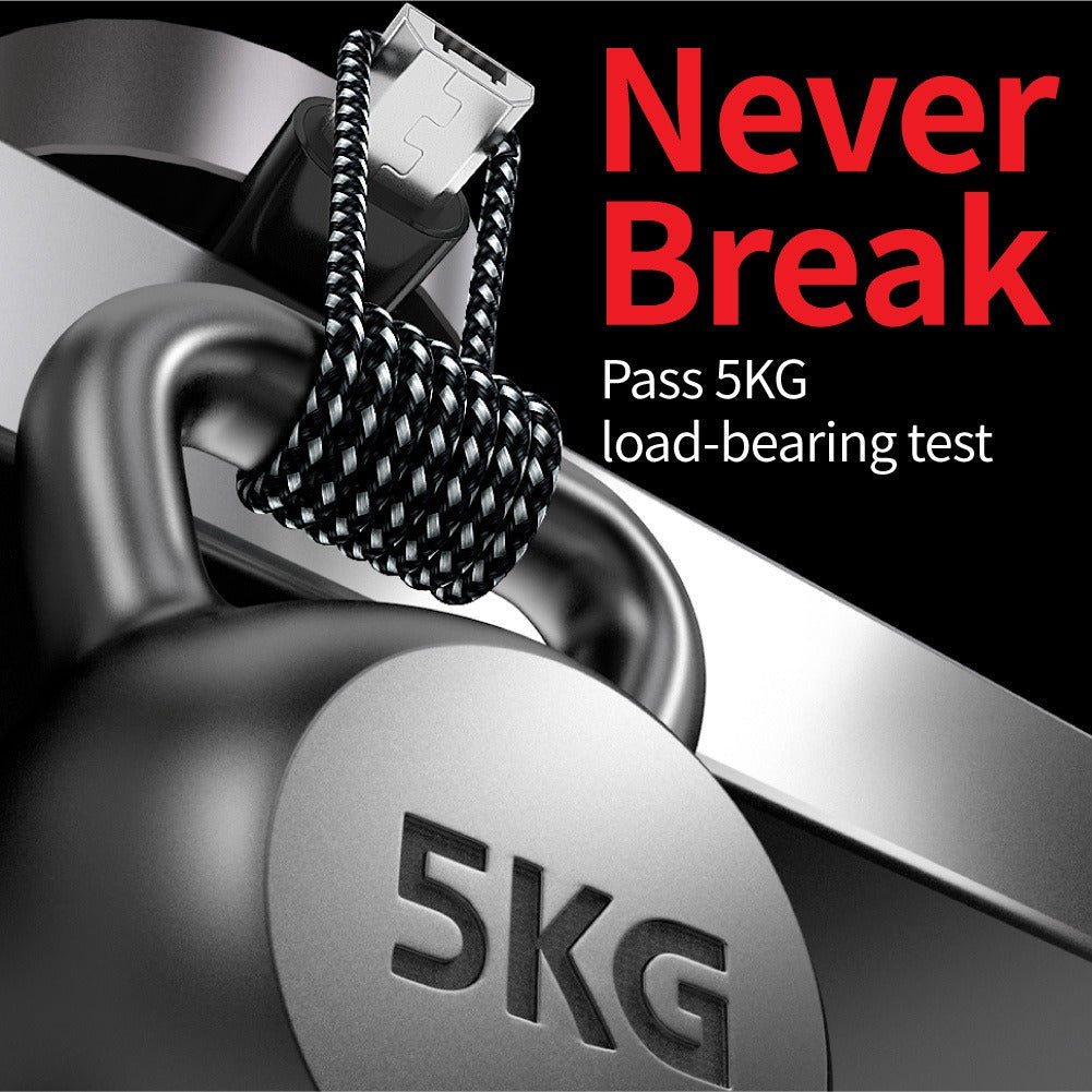 Braided Micro-USB Charging Cable for Android Phones