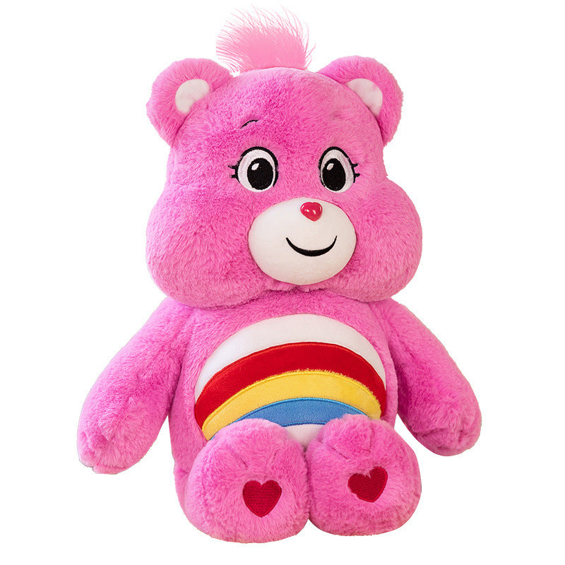 Rainbow Bear Plush Toy – Colorful Valentine's Gift