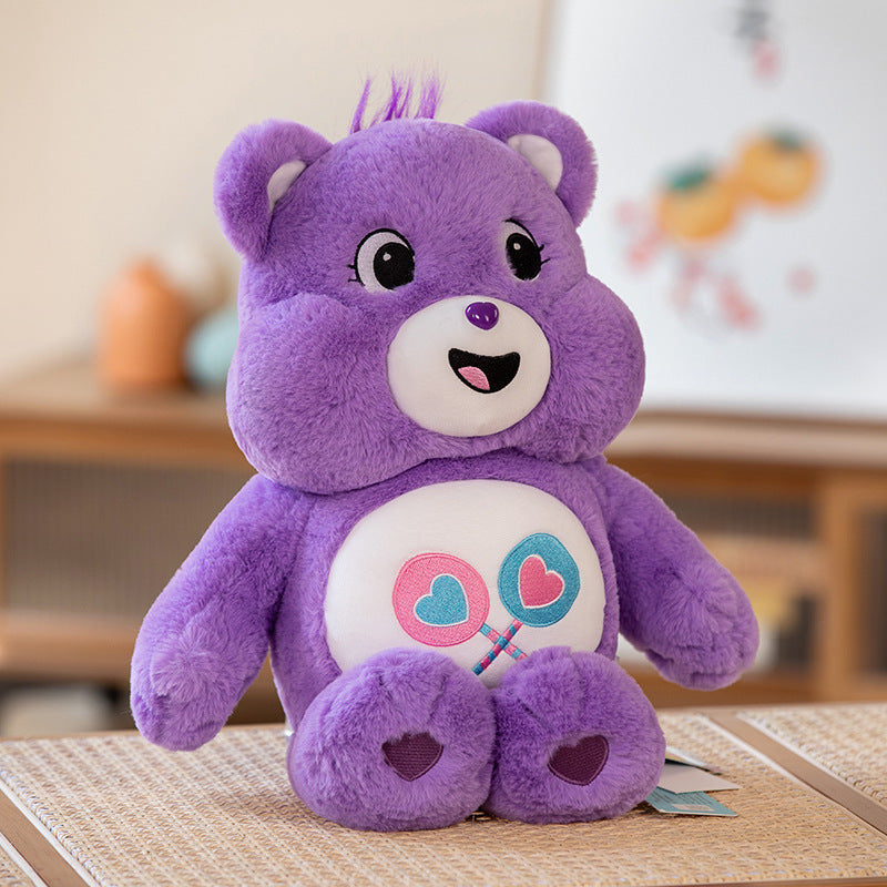Rainbow Bear Plush Toy – Colorful Valentine's Gift