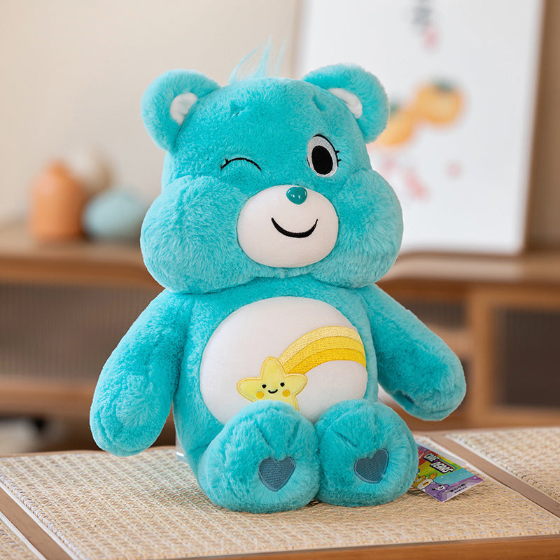 Rainbow Bear Plush Toy – Colorful Valentine's Gift