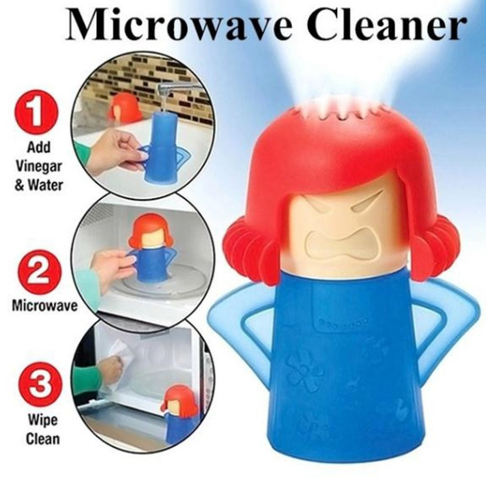 Microwave Steam Cleaner: Loosen Grease in Minutes