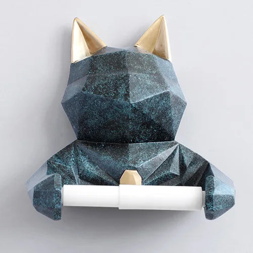 Animal Head Toilet Paper Holder for a Statement Bathroom