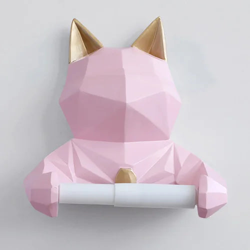 Animal Head Toilet Paper Holder for a Statement Bathroom