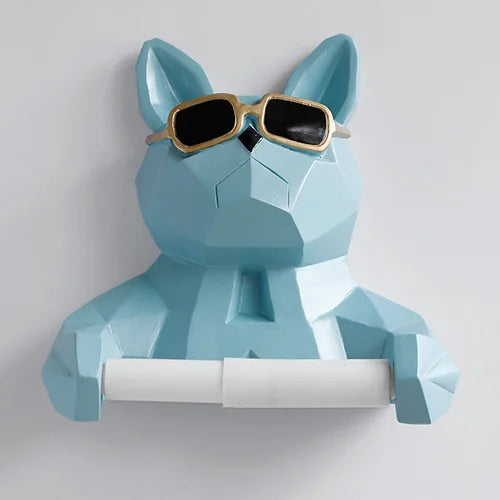Animal Head Toilet Paper Holder for a Statement Bathroom