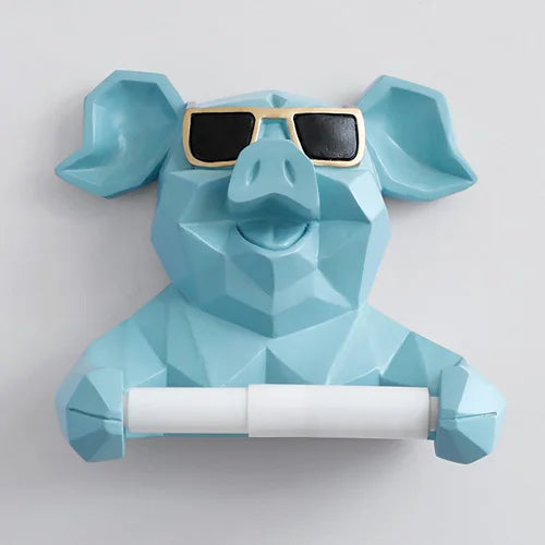 Animal Head Toilet Paper Holder for a Statement Bathroom