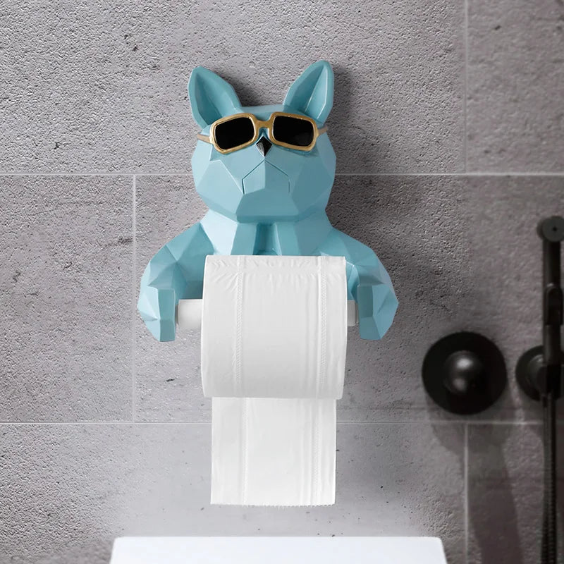 Animal Head Toilet Paper Holder for a Statement Bathroom