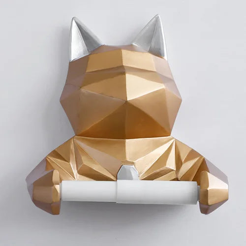 Animal Head Toilet Paper Holder for a Statement Bathroom