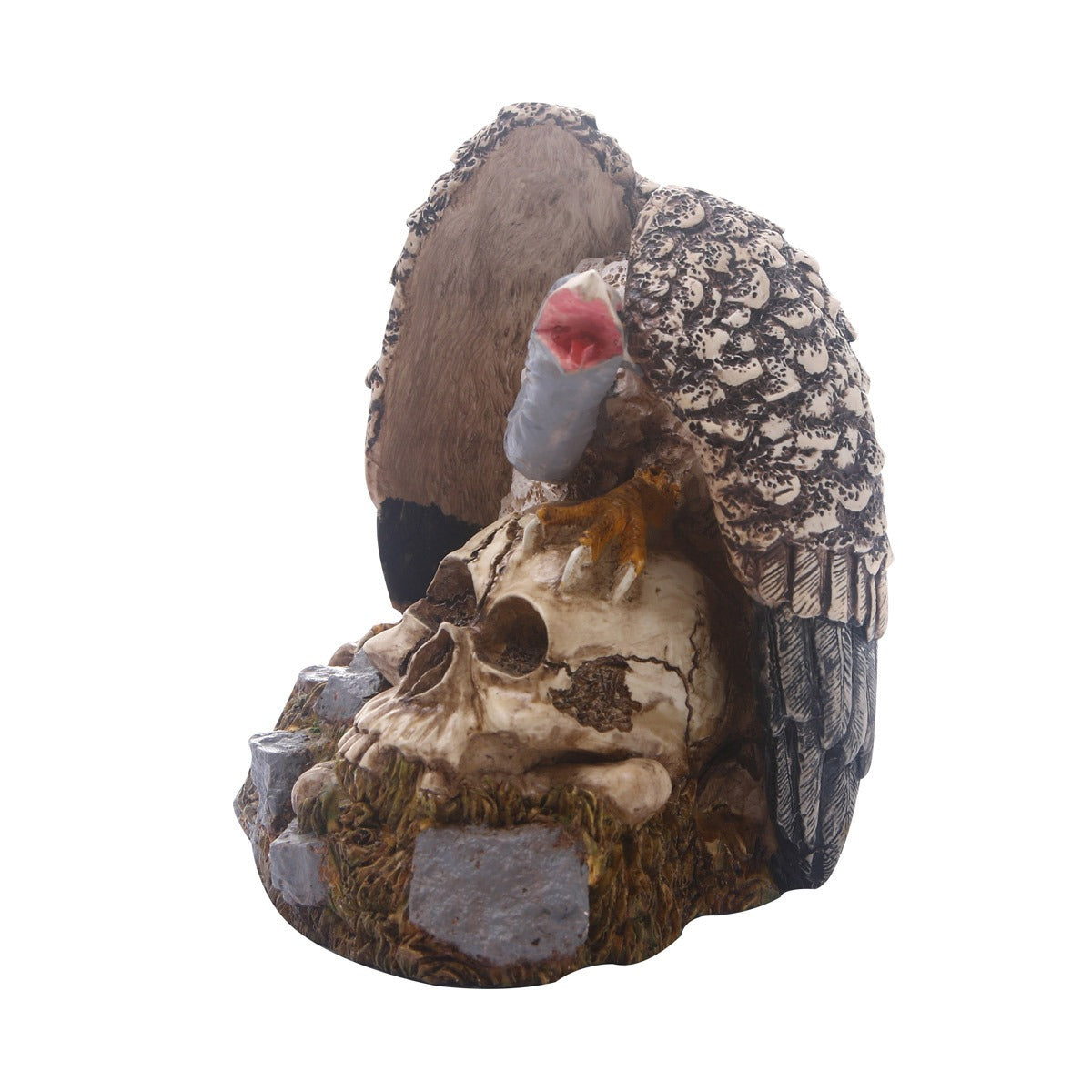 Eagle Skull Resin Sculpture for Dramatic Gothic Display