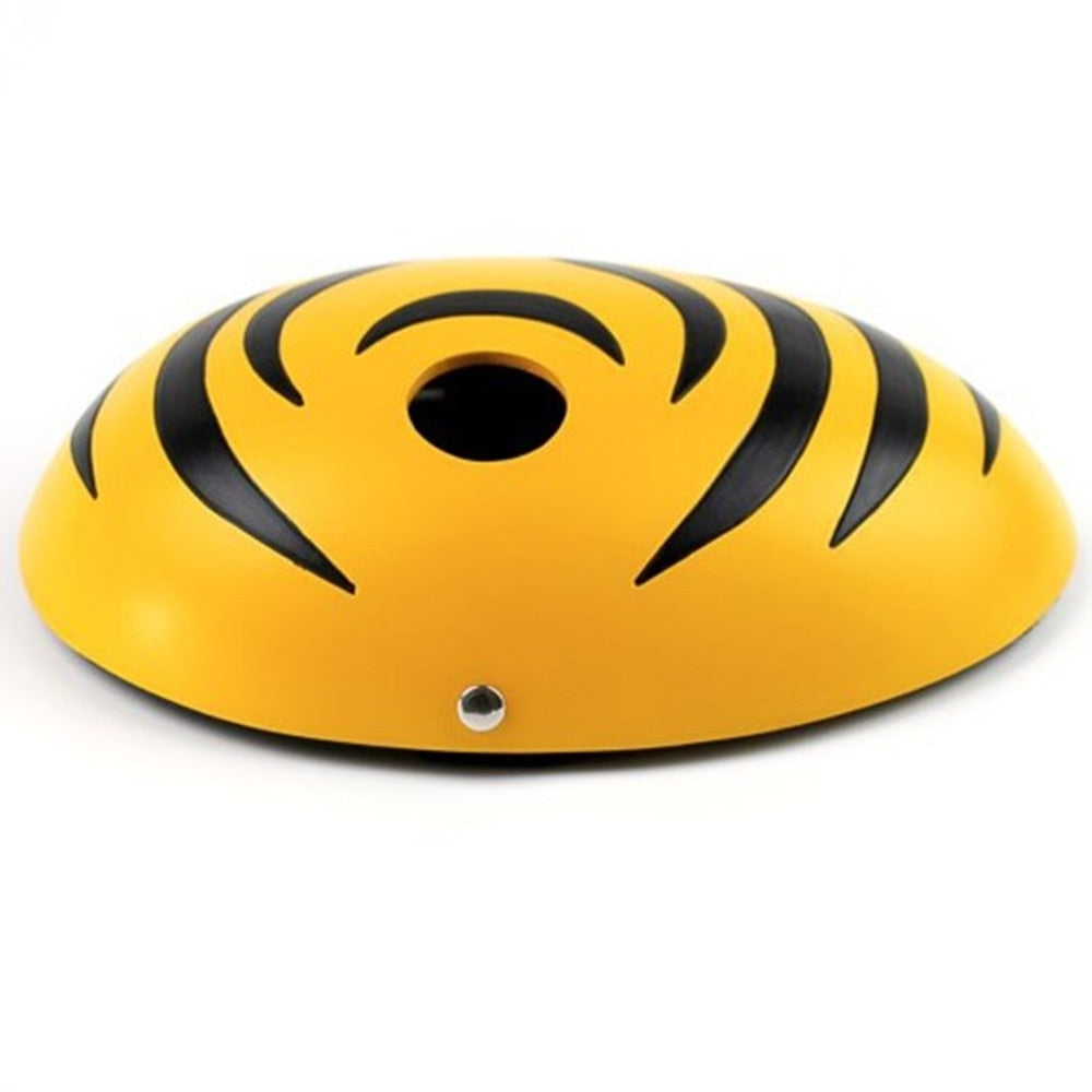 Anime Cosplay Mask – Bold Yellow Spiral Character Look