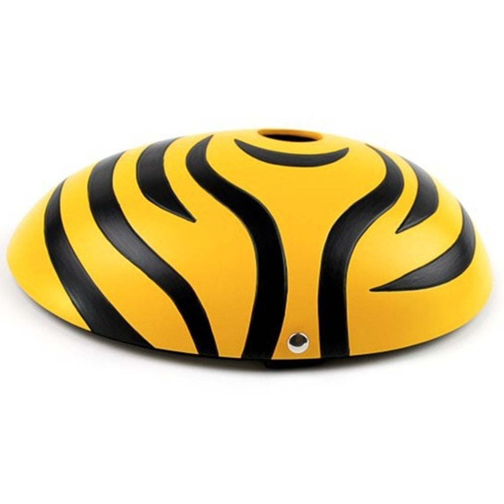 Anime Cosplay Mask – Bold Yellow Spiral Character Look