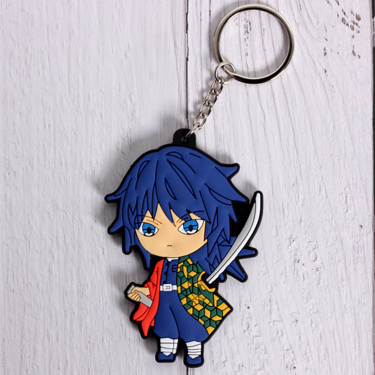 Anime Character Keychain Charms for Colorful Bags & Keys