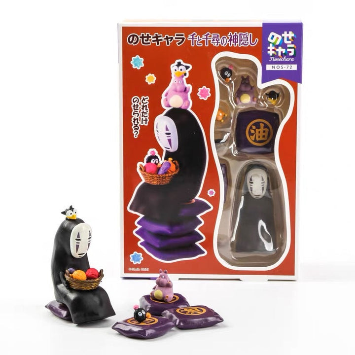 Anime Miniature Figurine Set for Whimsical Shelf Decor