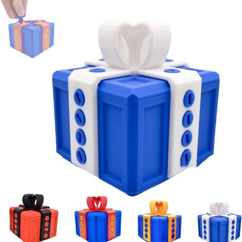 Annoying Gift Box Pop-Up Middle Finger Novelty Toy